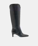 BRION WIDE CALF BOOTS BLACK LEATHER
