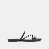 LYNDEE BEAD SANDALS BLACK STELLA