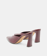 KENTIN HEELS CRANBERRY LEATHER