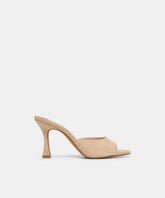 ROSHA HEELS CAMEL SUEDE