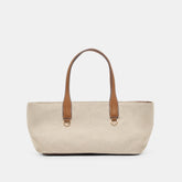 CLARINA SHOULDER BAG NATURAL CANVAS