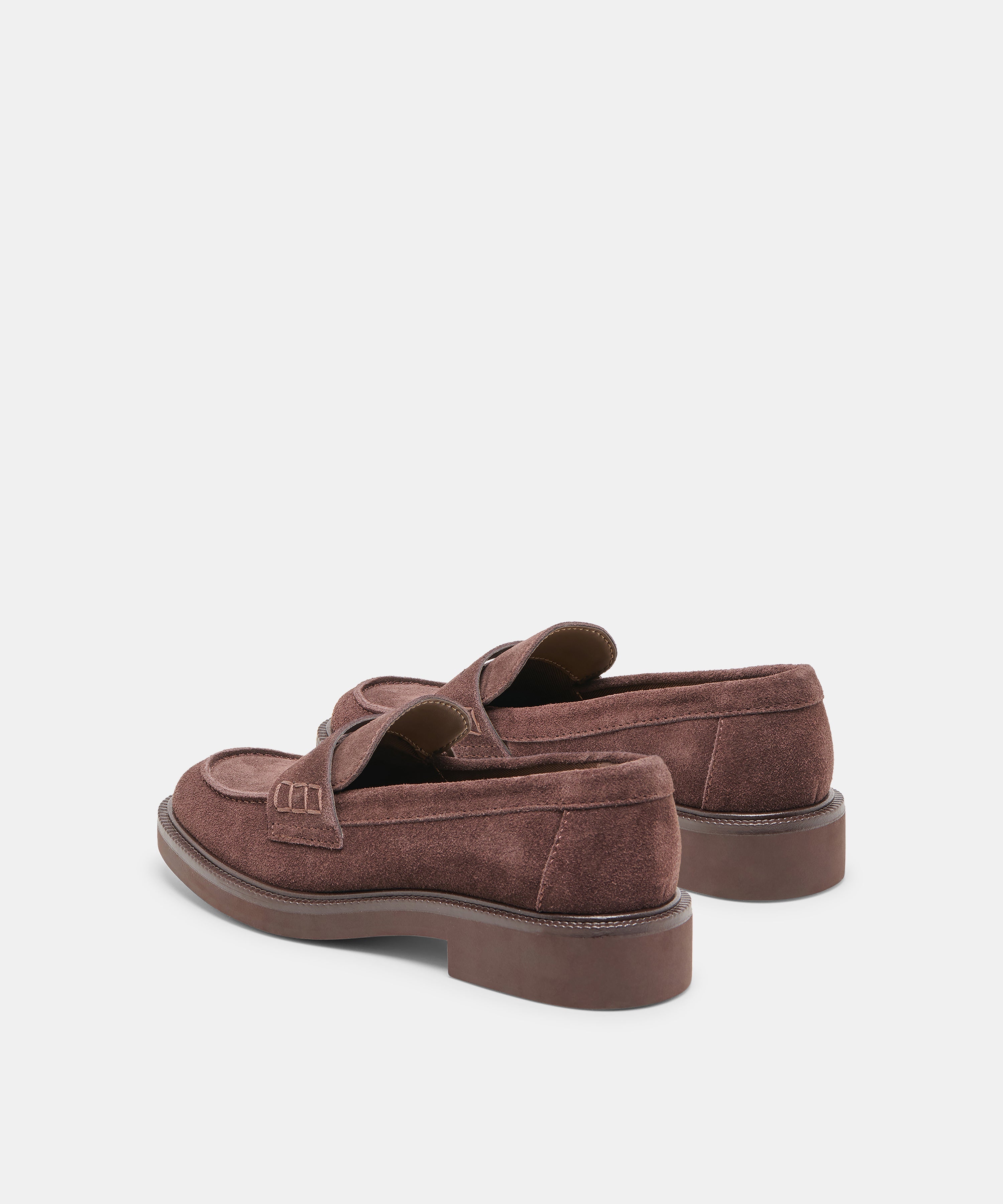 TIGGY LOAFERS MAHOGANY SUEDE