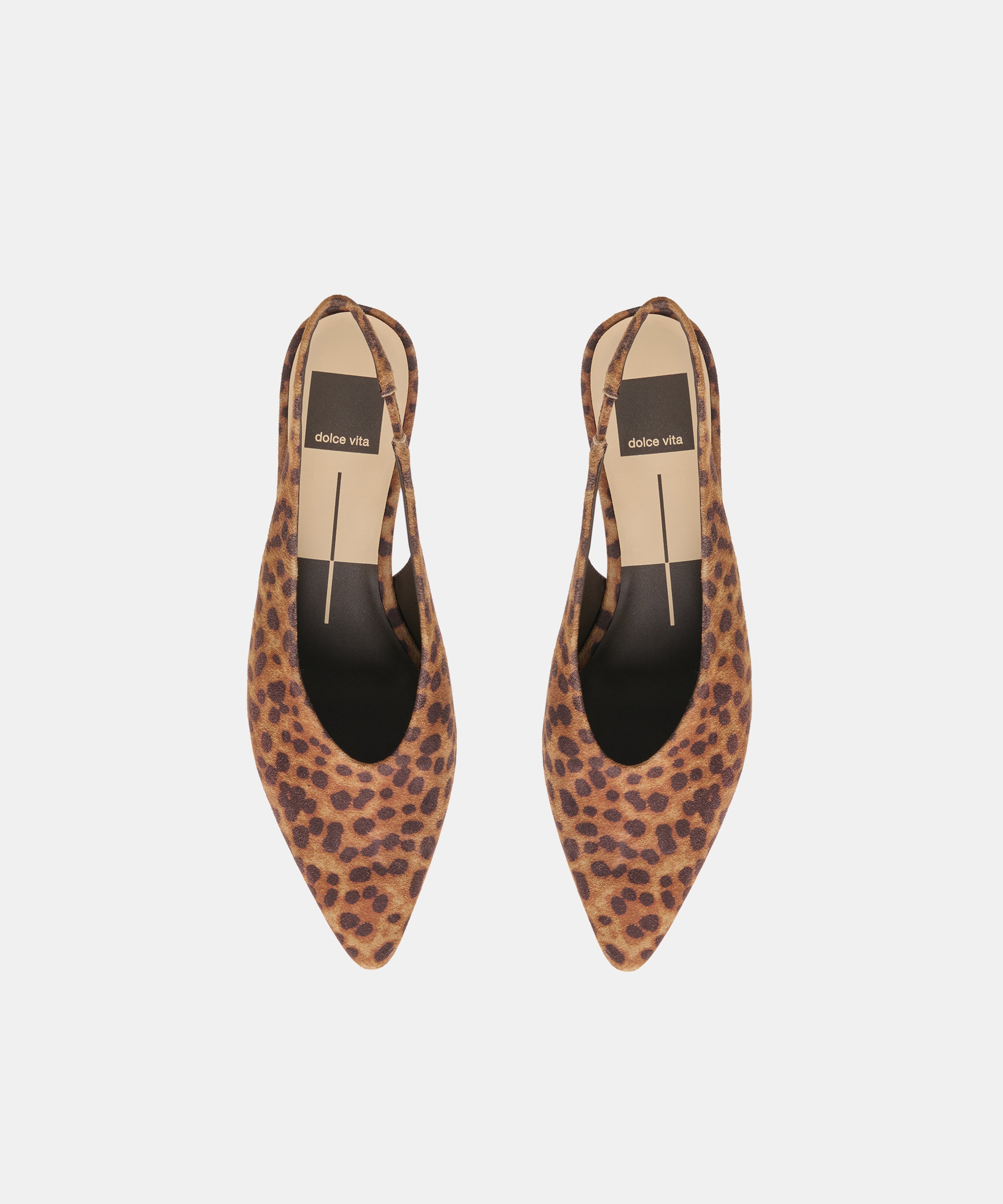 LEEROY FLATS DK LEOPARD PRINTED SUEDE