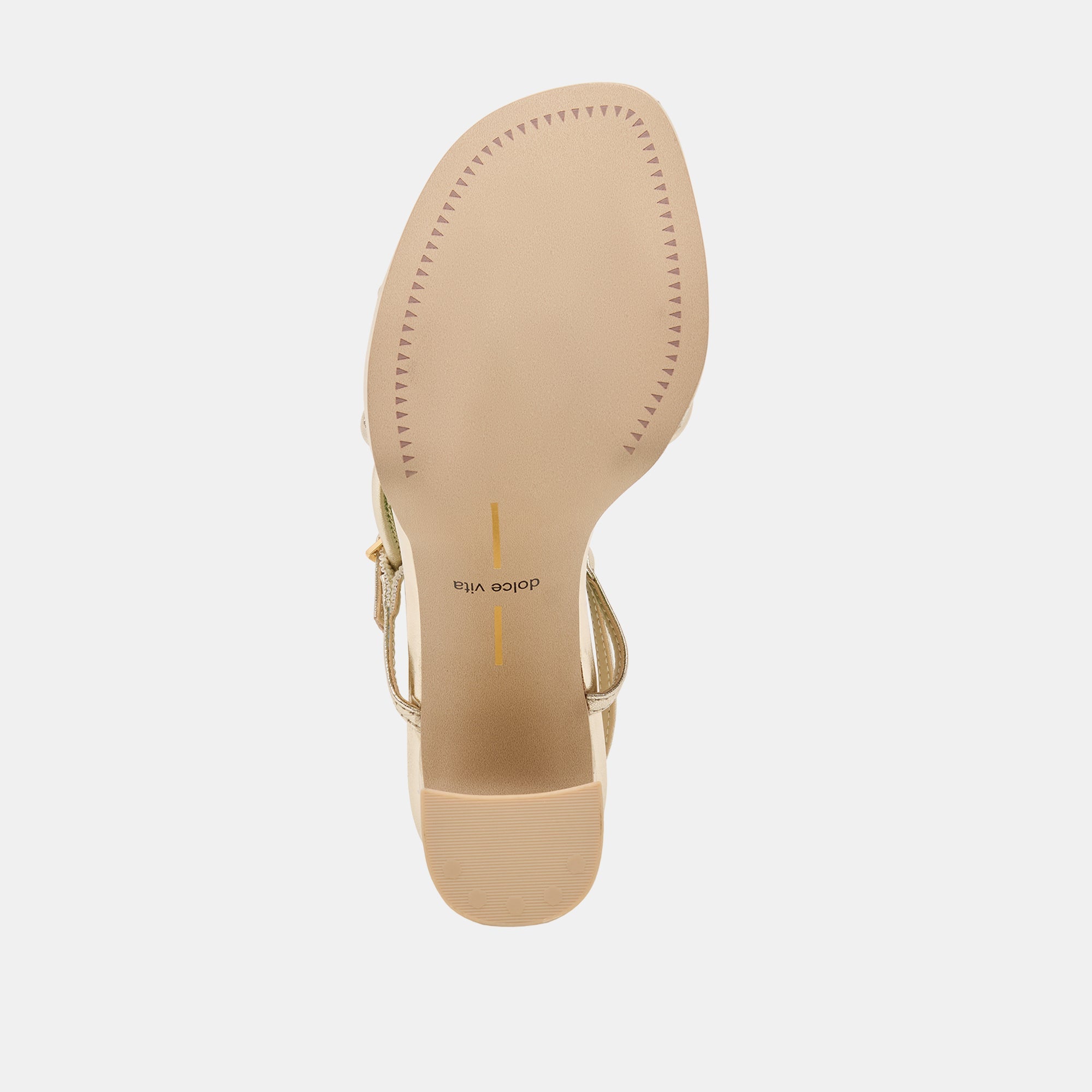 ODETE HEELS GOLD LEATHER
